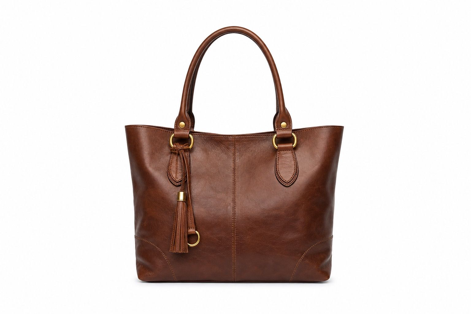 Classic Leather Tote Bag
